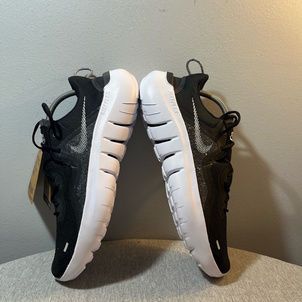 Nike Flex 2021 RN Black White Smoke Grey Mens Running Shoes Size 11.5 CW3408-002 - Picture 6 of 10